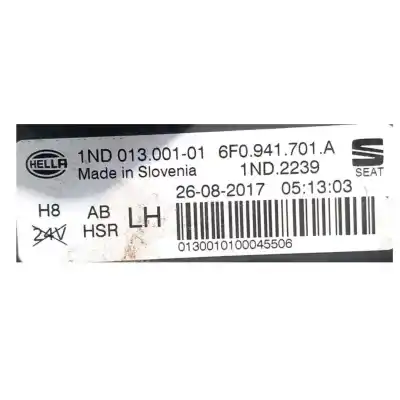 Автозапчастина б/у ліва протитутмана для seat ibiza v (kj1, kjg) 1.0 tsi посилання на oem iam 6f0941701a  