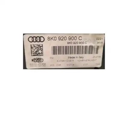 Автозапчастина б/у панель інструментів для audi a4 avant (8k5) (2008) básico посилання на oem iam 8k0920900dx  