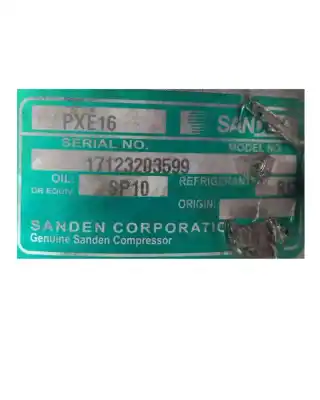 Pezzo di ricambio per auto di seconda mano compressore aria condizionata per seat toledo ii (1m2) 1.6 16v riferimenti oem iam 1j0820803lx  