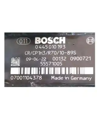 Second-hand car spare part injection pump for opel insignia a (g09) 2.0 cdti (68) oem iam references 55571005  