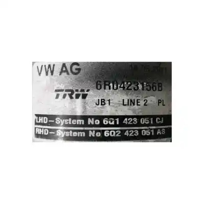 Автозапчасти б/у насос гидроусилителя руля за skoda fabia ii (542) 1.6 tdi ссылки oem iam 6r0423156b  