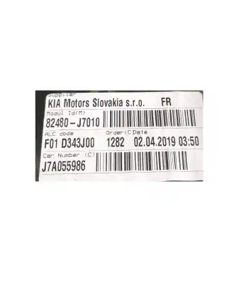 Second-hand car spare part passenger side right window regulator for kia ceed (cd) 1.6 crdi 115 oem iam references 82460j7010  