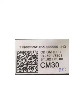 Peça sobressalente para automóvel em segunda mão comando de sofagem (chauffage / ar condicionado) por kia ceed (cd) 1.6 crdi 115 referências oem iam 97250j7301  