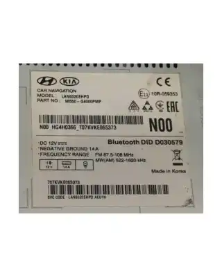Peça sobressalente para automóvel em segunda mão módulo / sistema de navegação gps por hyundai i30 (pde, pd, pden) 1.4 t-gdi referências oem iam 96550g4000pmp  