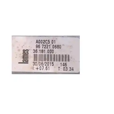 Автозапчасти б/у регулятор стекла переднего правого за citroen c3 picasso (sh_) 1.6 bluehdi 100 ссылки oem iam 9222fe  