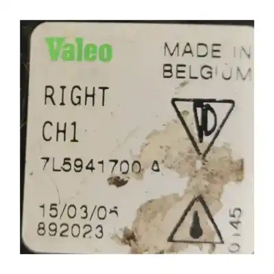 Pezzo di ricambio per auto di seconda mano luce fendinebbia destra per porsche cayenne (9pa) s 4.5 riferimenti oem iam 95563116202  