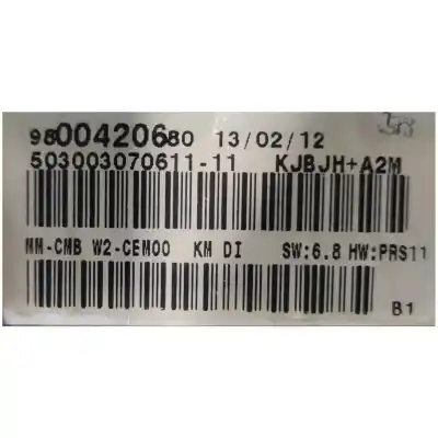 İkinci el araba yedek parçası enstrüman paneli için peugeot 508 sw i (8e_) 2.0 hdi oem iam referansları 6103sw  