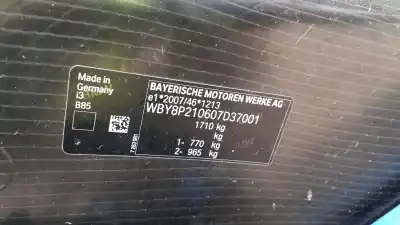 Pezzo di ricambio per auto di seconda mano chiusura del cappuccio per bmw i3 (i01) s electric riferimenti oem iam 51237299162  