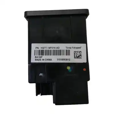 Second-hand car spare part usb connector for ford focus iv (hn) 1.0 ecoboost oem iam references hs7t14f014ad  