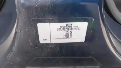 Peça sobressalente para automóvel em segunda mão tapete por dacia lodgy (js_) 1.6 sce 100 referências oem iam 749061249r  