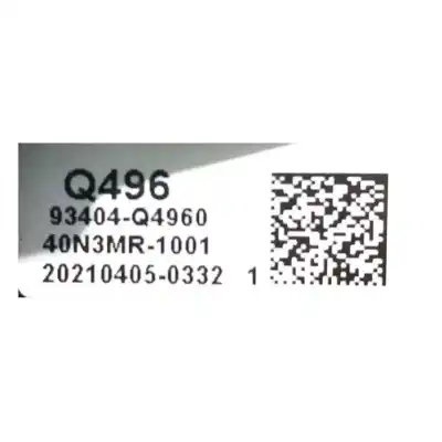 Second-hand car spare part multifunction switch for kia niro (de) 1.6 gdi hybrid oem iam references 93404q4960  