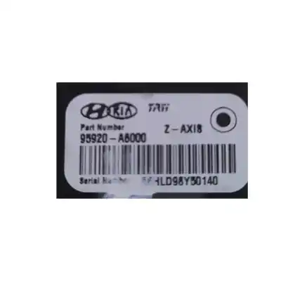 Second-hand car spare part collision / impact sensor for kia cee'd (jd) 1.6 crdi 136 oem iam references 95920a6000  