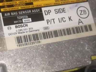 Автозапчастина б/у блок управління подушками безпеки для lexus is (ds2/is2) 2adfhv посилання на oem iam 8917053100  