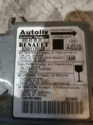 Second-hand car spare part airbag control unit for renault scenic rx4 (ja0) f9qk7 oem iam references 8200117652b  