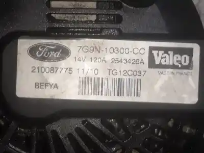 Автозапчастина б/у генератор для ford fiesta vi (cb1, ccn) 1.25 посилання на oem iam 7g9n10300cc  