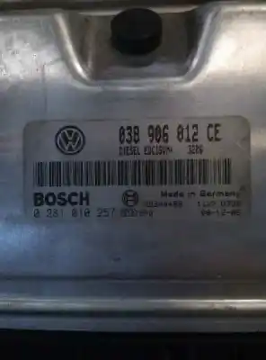 Second-hand car spare part ecu engine control for skoda fabia (6y2/6y3) 1.9 sdi cat (asy) oem iam references 038906012ce  