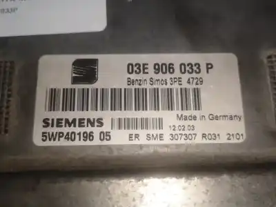 Recambio de automóvil de segunda mano de centralita motor uce para seat ibiza (6l1) g-azq referencias oem iam 03e906033p  
