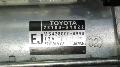 Автозапчастина б/у двигун запускається для toyota auris (_e15_) 1.33 dual-vvti (nre150_) посилання на oem iam 281000y022  
