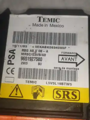 Автозапчастина б/у блок управління подушками безпеки для citroen c3 kfv посилання на oem iam 9651927580   Автозапчастина б/у блок управління подушками безпеки для citroen c3 kfv посилання на oem iam 9651927580