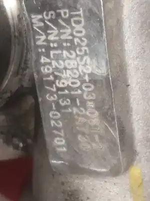 Автозапчастина б/у турбонагрузник для kia proceed (ed) d4fbw посилання на oem iam 282012a730  