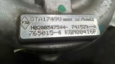 Автозапчастина б/у турбонагрузник для renault espace iv (jk0) m9r740 посилання на oem iam 8200347344  