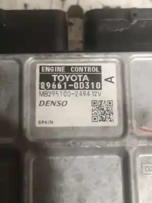 Peça sobressalente para automóvel em segunda mão centralina de motor uce por toyota yaris (ksp9/scp9/nlp9) 2sz referências oem iam 896610d310  