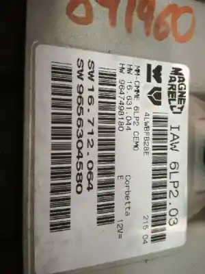 Pièce détachée automobile d'occasion calculateur moteur ecu pour peugeot 206 berlina xs références oem iam 9656304580  