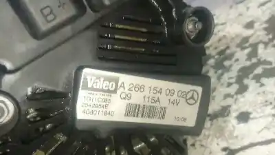 Pezzo di ricambio per auto di seconda mano alternatore per mercedes-benz clase b sports tourer (w245) b 170 (245.232) riferimenti oem iam a2661540902  