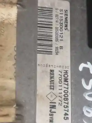 Pezzo di ricambio per auto di seconda mano centralina motore per renault megane i scenic (ja0) k7m riferimenti oem iam 7700875745  