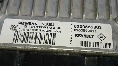 Автозапчасти б/у блок управления двигателем за renault scenic ii (jm) k9kp7 ссылки oem iam 8200565863  