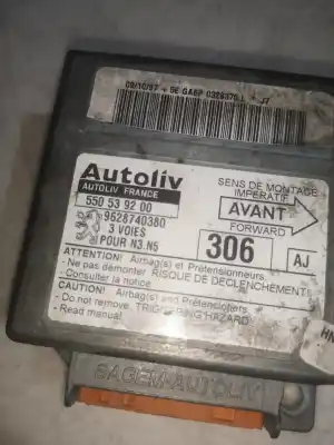 Автозапчасти б/у блок управления подушками безопасности за peugeot 306 3/5 pt. / 4 pt. (s2) kfx ссылки oem iam 9628740380  