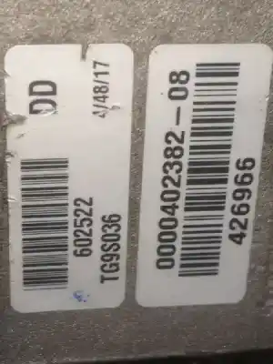 Pezzo di ricambio per auto di seconda mano alternatore per fiat i doblò (119) 188a9000 riferimenti oem iam tg9s036  