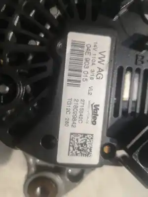 Recambio de automóvil de segunda mano de ALTERNADOR para VOLKSWAGEN GOLF VII LIM. (BQ1)  referencias OEM IAM SLV04E903015  TG12C280