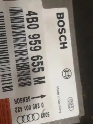 Автозапчасти б/у блок управления подушками безопасности за audi a6 c5 (4b2) 1.8 t ссылки oem iam 4b0959655m  