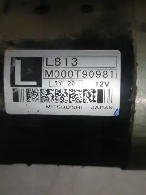 Gebrauchtes Autoersatzteil Motor Startet zum MAZDA 5 BERLINA (CR) L8 OEM-IAM-Referenzen M000T90981  