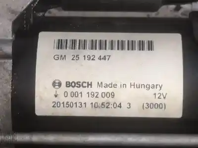 Автозапчастина б/у двигун запускається для opel corsa e (x15) 1.4 turbo (08, 68) посилання на oem iam 25192447  