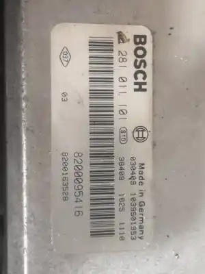 Second-hand car spare part ecu engine control for renault laguna ii (bg0) f9qc7 oem iam references 8200163528  
