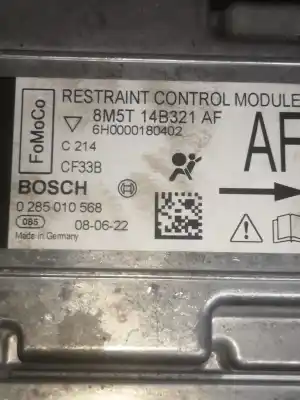 Second-hand car spare part airbag control unit for ford c-max (cb3) (2007) sida oem iam references 8m5t14b321af  