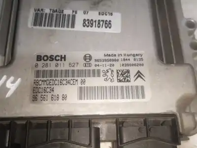 Peça sobressalente para automóvel em segunda mão centralina de motor uce por peugeot 307 (s1) 9hy referências oem iam 9656161880  