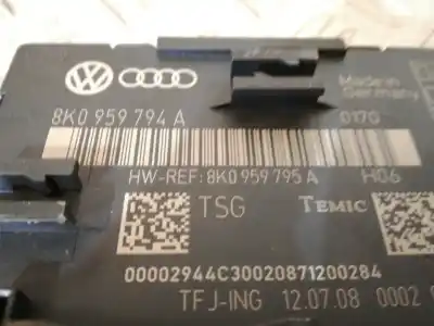 Peça sobressalente para automóvel em segunda mão módulo de confort / bsi /bcm por audi a4 b8 (8k2) 2.0 tdi referências oem iam 8k0959794a  