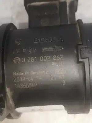 Second-hand car spare part flowmeter for opel agila (b) (h08) 1.3 cdti (f68) oem iam references 0281002862