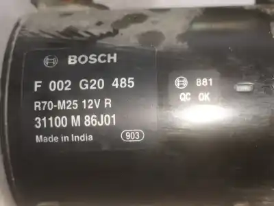Second-hand car spare part starter motor for opel agila (b) (h08) 1.3 cdti (f68) oem iam references 31100m86j01