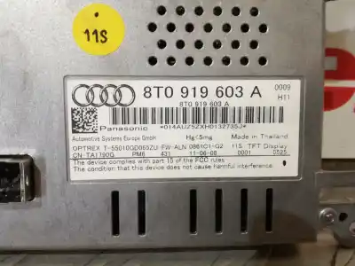 Автозапчасти б/у многофункциональный дисплей за audi a4 b8 (8k2) 2.0 tdi ссылки oem iam 8t0919603a  