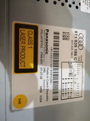 Автозапчастина б/у аудіо система / радіо cd для audi a4 b8 (8k2) 2.0 tdi посилання на oem iam 8t1035186c  