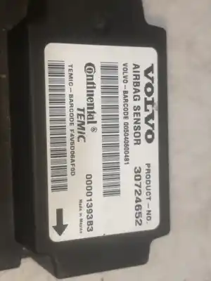 Автозапчасти б/у блок управления подушками безопасности за volvo s40 ii (544) 2.0 d ссылки oem iam 30724652  