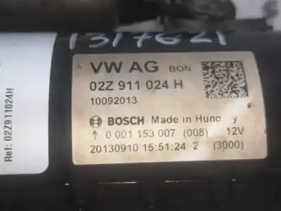 Автозапчастина б/у ДВИГУН ЗАПУСКАЄТЬСЯ для VOLKSWAGEN CADDY KA/KB (2C)  Посилання на OEM IAM 02Z911024H  