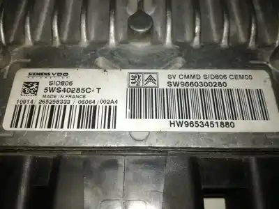 Автозапчастина б/у ебу контролер двигуна для citroen c2 (jm_) 1.4 hdi посилання на oem iam 9653451880