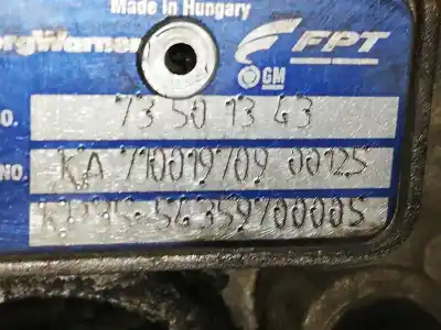 Recambio de automóvil de segunda mano de TURBOCOMPRESOR para FIAT PUNTO / GRANDE PUNTO (199)  referencias OEM IAM SLV73501343  KP3554359700005