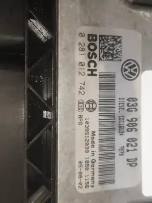 Автозапчасти б/у блок управления двигателем за volkswagen passat b6 variant (3c5) 1.9 tdi ссылки oem iam 03g906021dp  