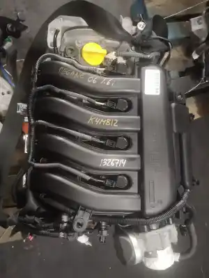 Second-hand car spare part complete engine for renault megane ii berlina 5p authentique oem iam references k4m812  